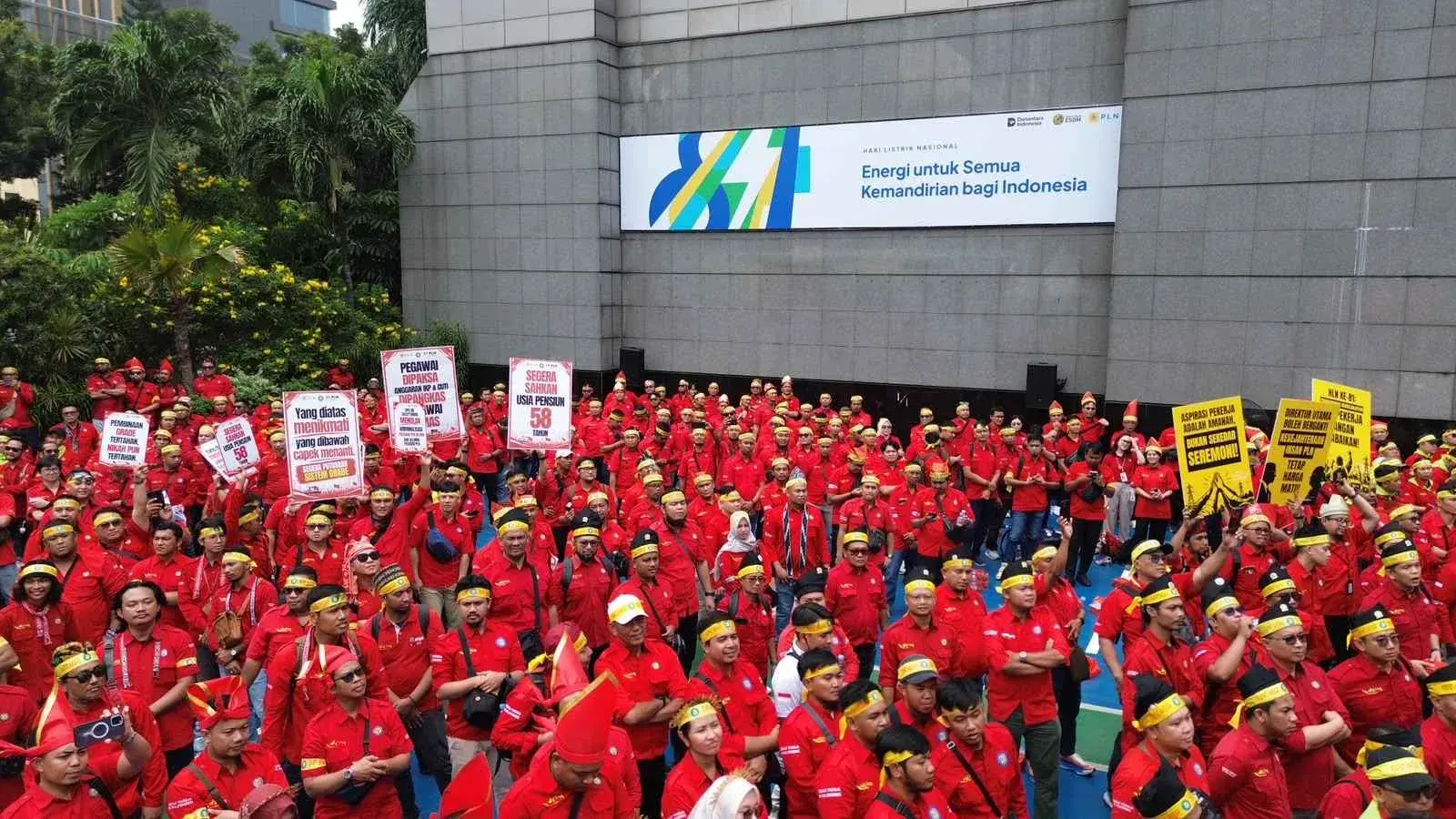 1.600 Pekerja SP PLN Desak Kedaulatan Listrik Kembali ke Tangan Negara pada HLN ke-81