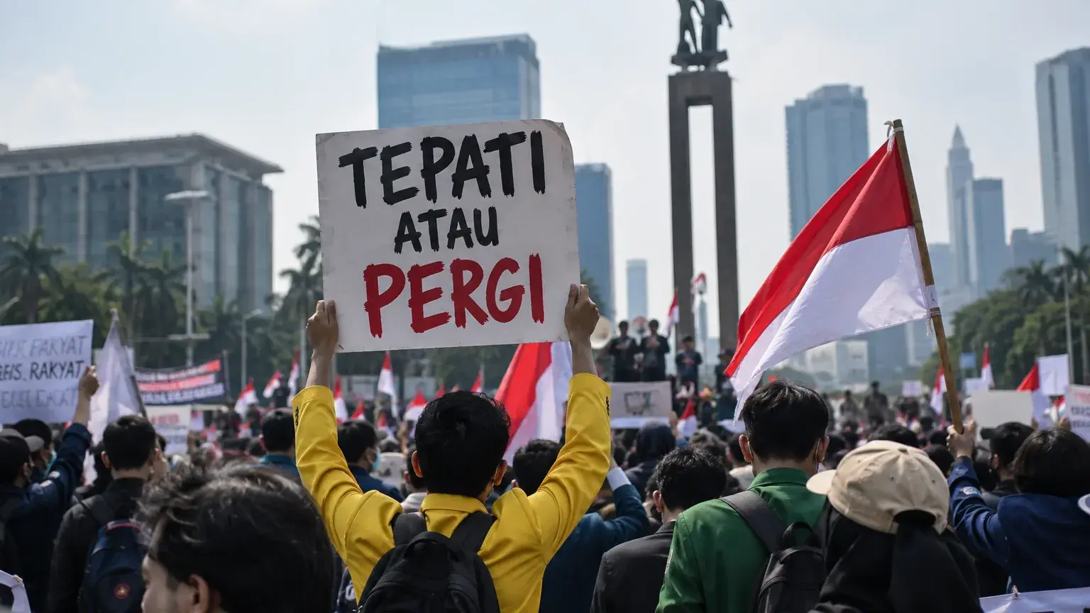 Demo Hari Sumpah Pemuda, Mahasiswa Usung Seruan “Tepati atau Pergi” untuk Tagih Janji Prabowo-Gibran