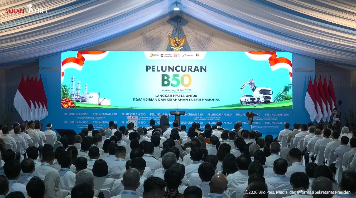 Indonesia Cetak Sejarah, Program Mandatori Biodiesel B50 Resmi Diluncurkan