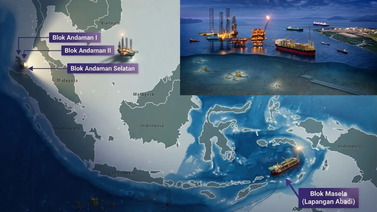 Perkuat Cadangan Energi Nasional, Pengembangan Lapangan Gas Raksasa Andaman hingga Masela Terus Diakselerasi