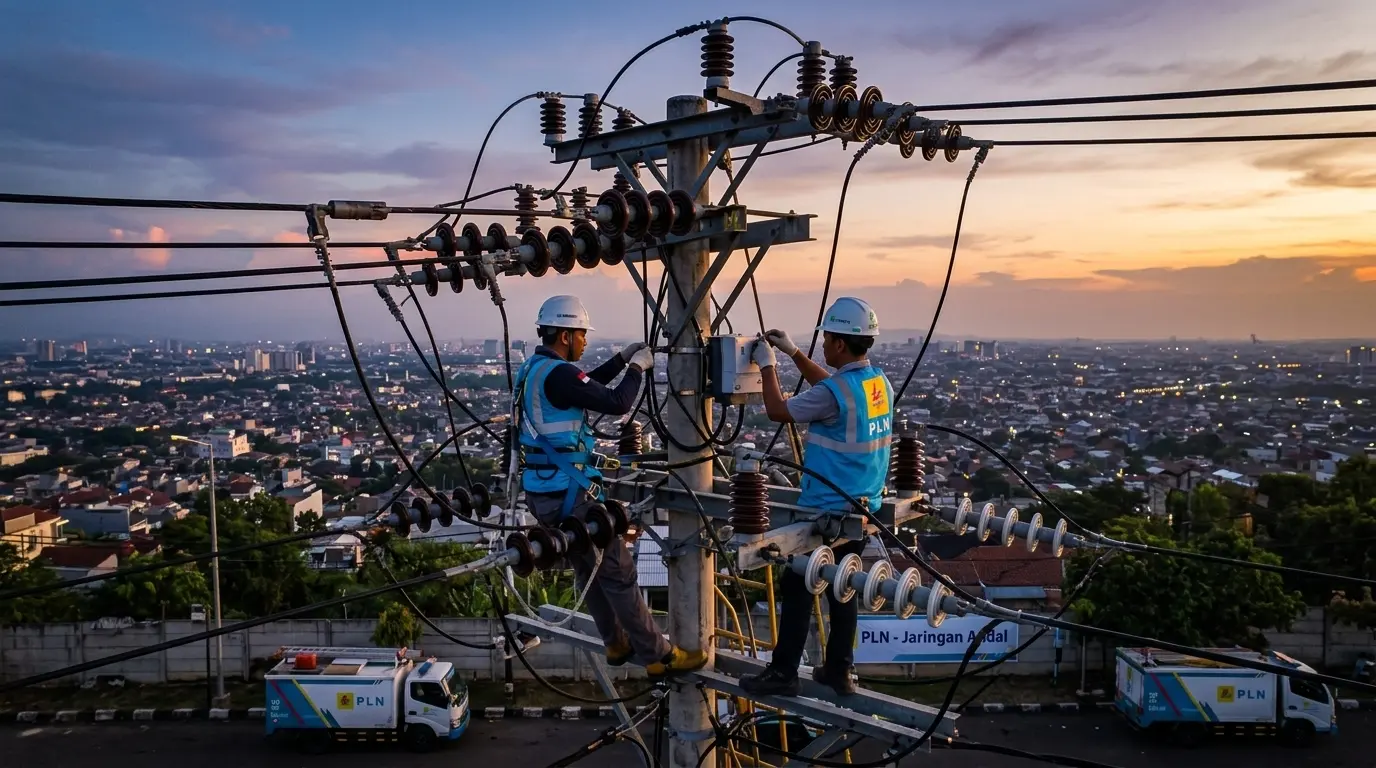 PLN Batam Pulihkan Jaringan Listrik di Delapan Wilayah